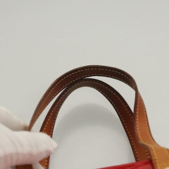 LOUIS VUITTON Monogram Vernis Reade MM Hand Bag Red Rouge M91086 - Picture 8 of 12